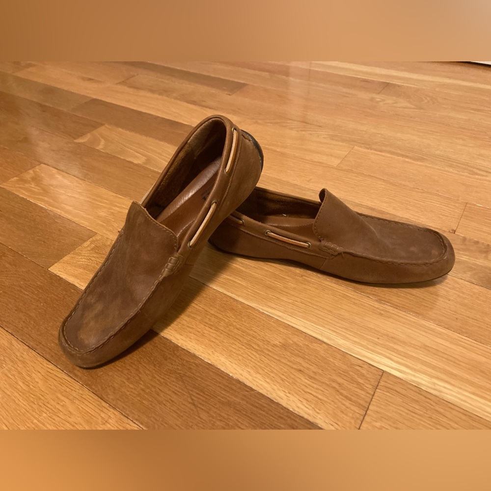 Men’s leather slip-ons. In great shape, very comfortable!